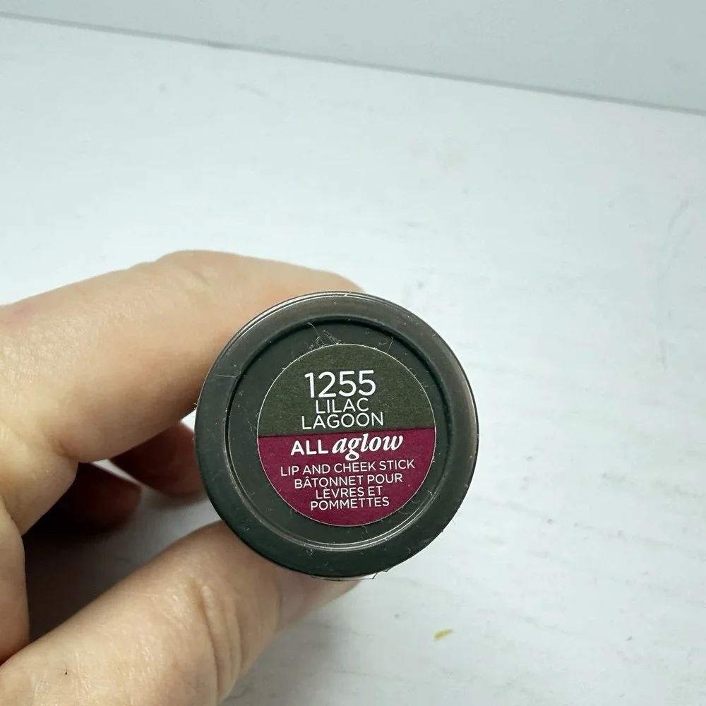 Burt's Bees All Aglow Lip Cheek Stick 1255 LILAC LAGOON New Sealed